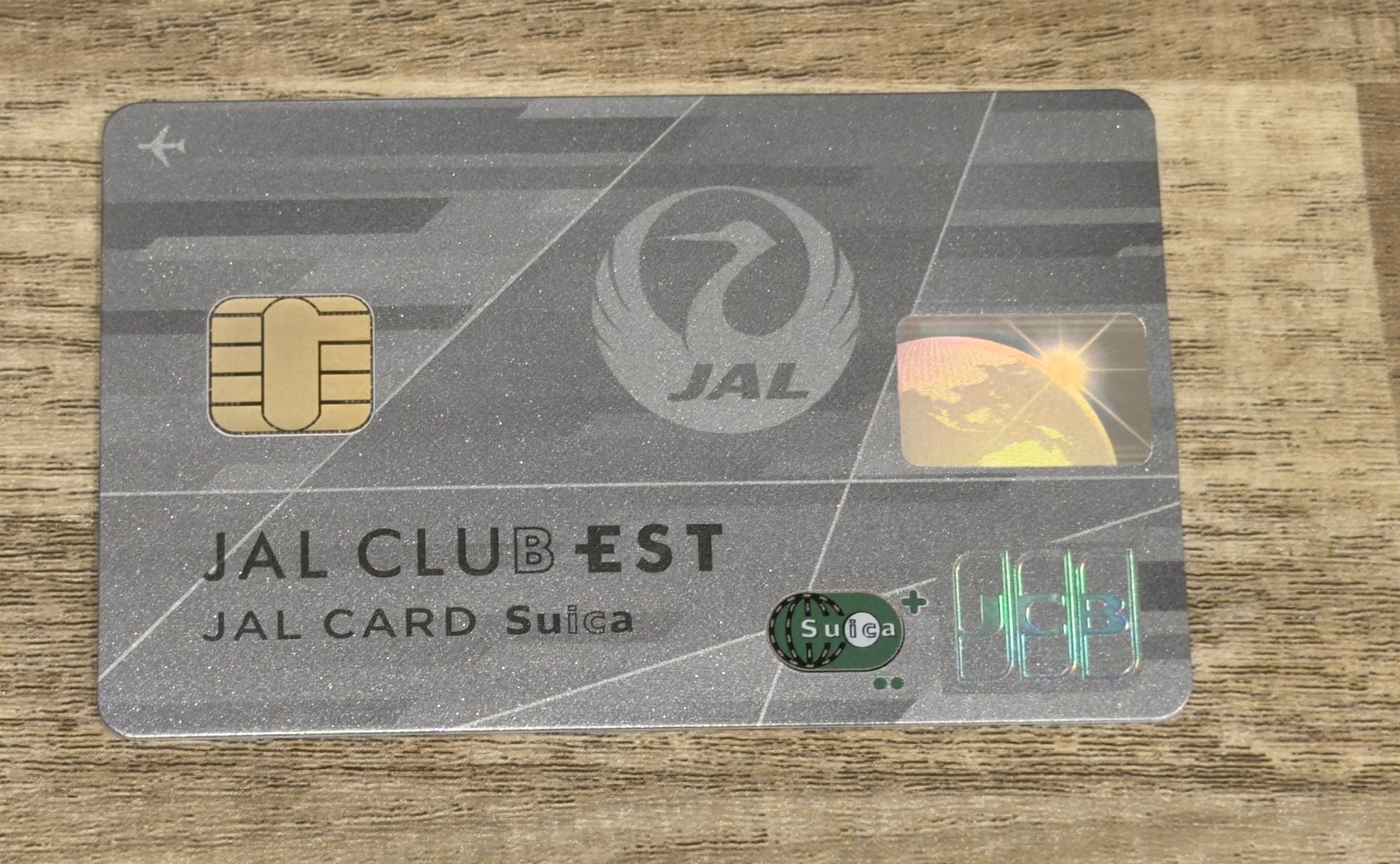 JALカードSuica（JAL CLUB EST仕様）の券面
